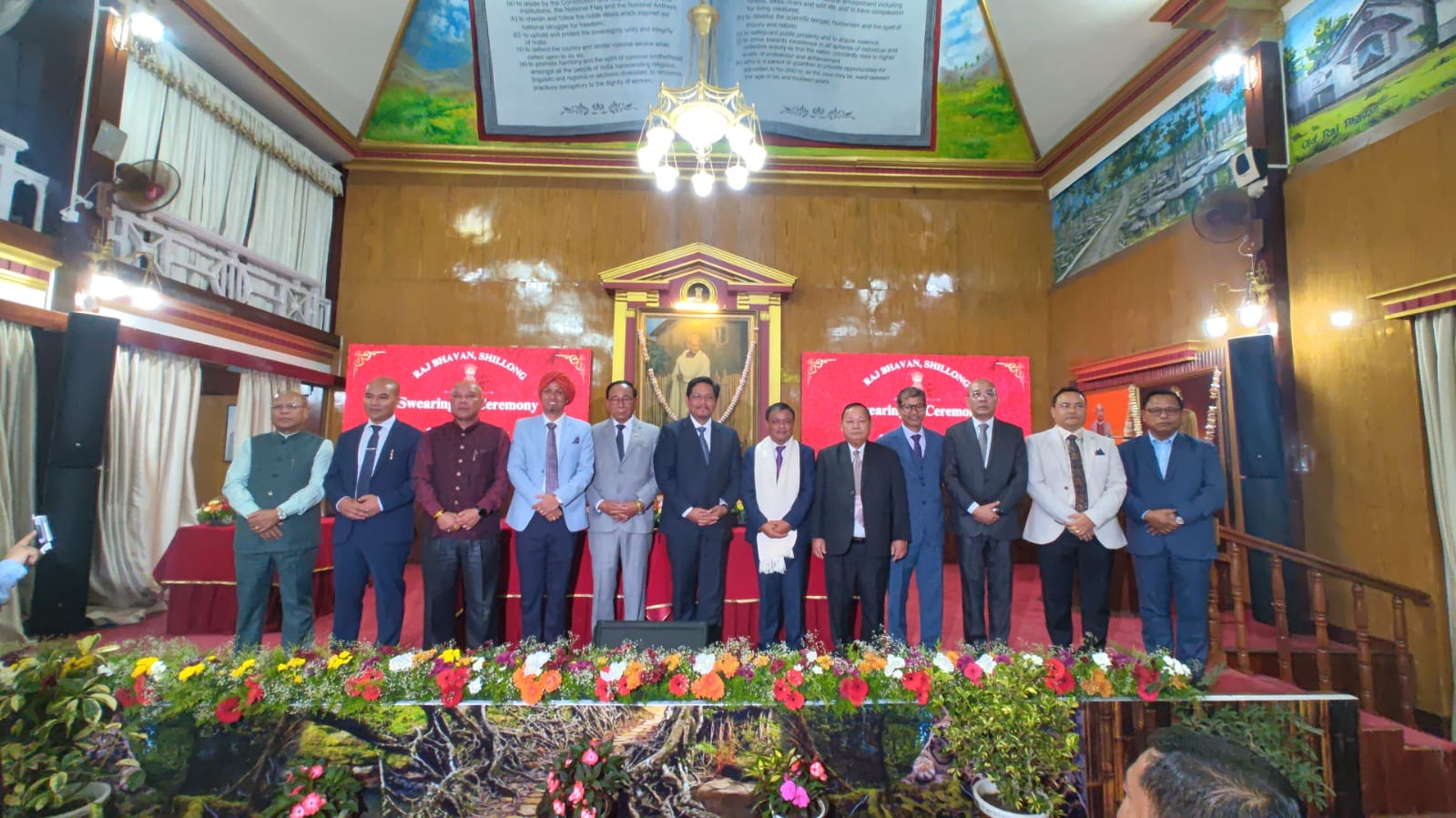Eight New Ministers Sworn In at Raj Bhavan, Meghalaya