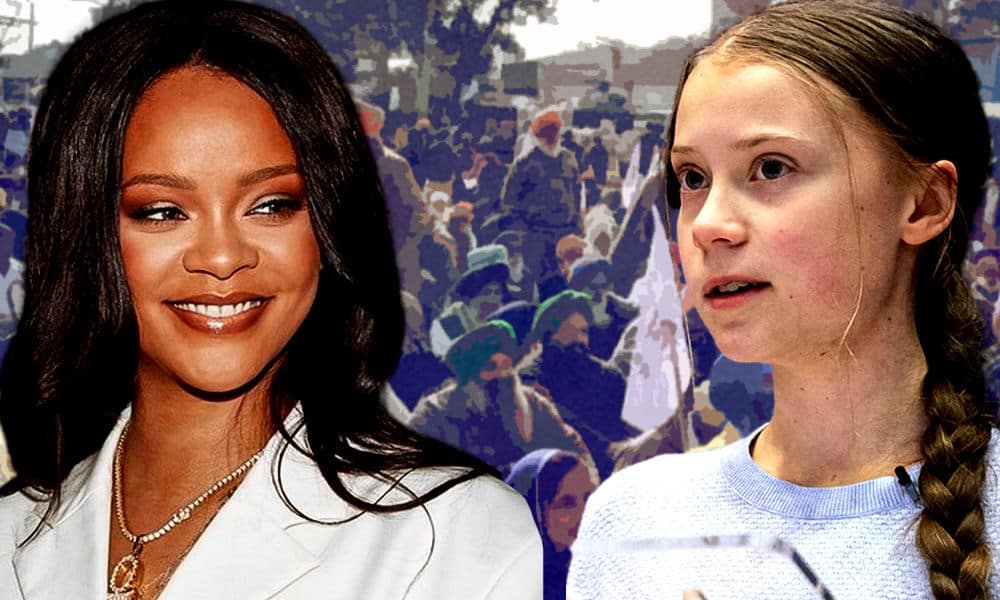 Farmers’ protest gets Rihanna and Greta Thunberg’s support