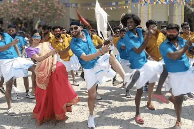 Harbhajan rocks the mundu look in his debut Tamil movie