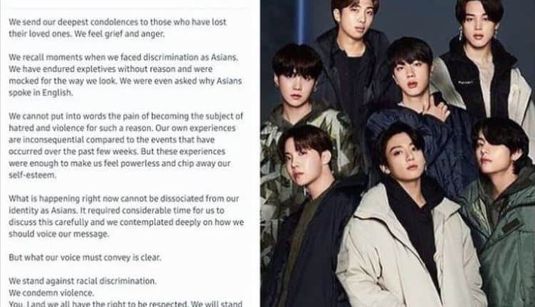 “Stop hatred against Asians”: BTS pens emotional note calling for an end to racial discrimination