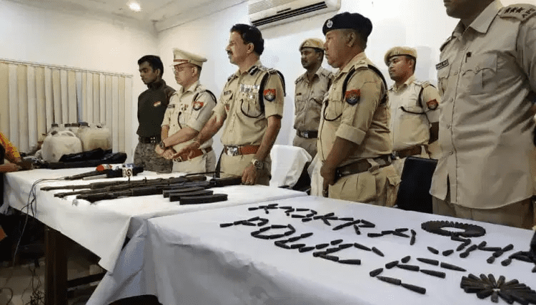 Huge cache of lethal weapons recovered in Kokrajhar ahead of second phase polls