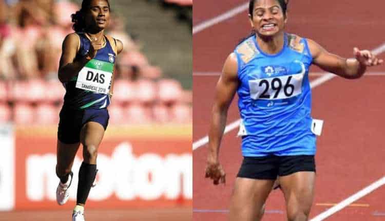 Sprinters Hima Das, Dutee Chand likely to miss Olympic qualifiers due to Covid-19 induced flight can