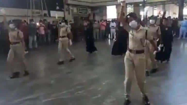 Chennai Railway Police raise Covid-19 awareness by a Dance performance and a Skit