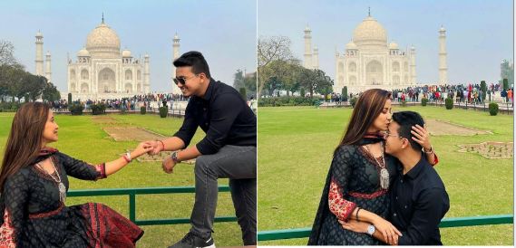 Barsha Rani Bishaya Fuck - Waah Taj! Assam's most loved couple at the world's most beautiful spot