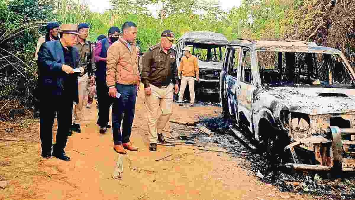 Army Special Investigating Team probe Nagaland incident at Tizit Police Station