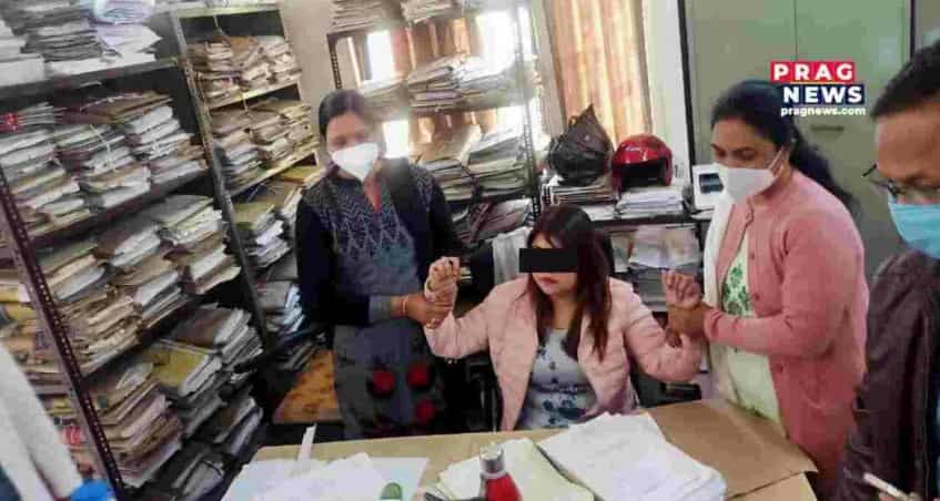 In trap: Assam Secretariat employee caught red-handed while taking bribe