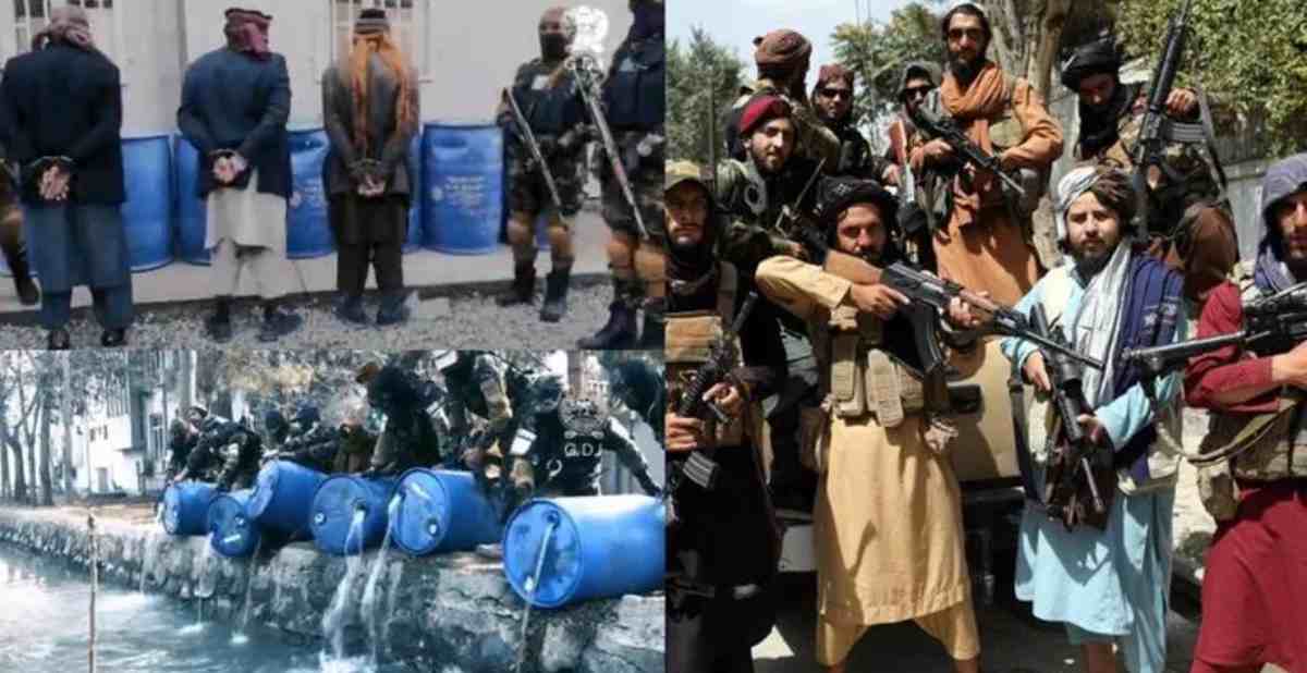 Taliban pour 3000 litres of liquor into Kabul canal