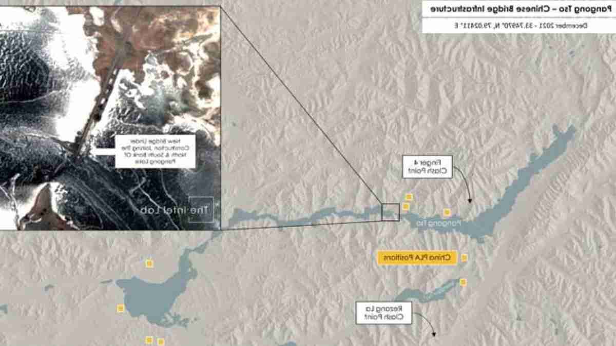 MEA says Chinese bridge over Pangong lake in the illegally held territory