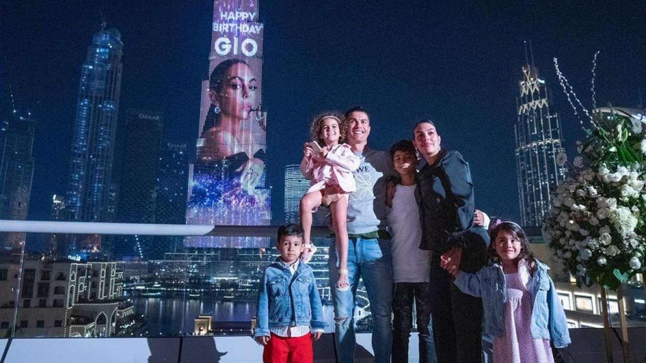 Cristiano Ronaldo illuminates Burj Khalifa on girlfriend Georgina Rodriguez’s birthday, spends 50,00