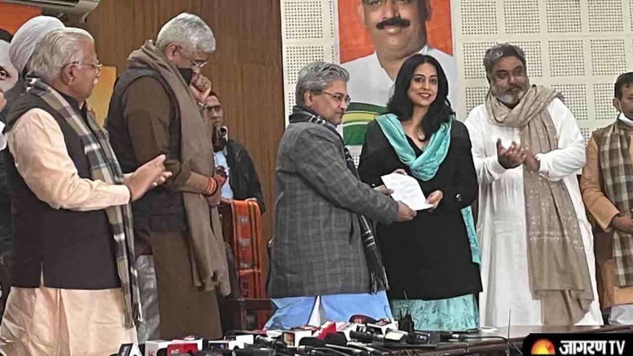 Punjab Election: Dev D Actress Mahie Gill & Actor Hobby Dhaliwal Joins BJP