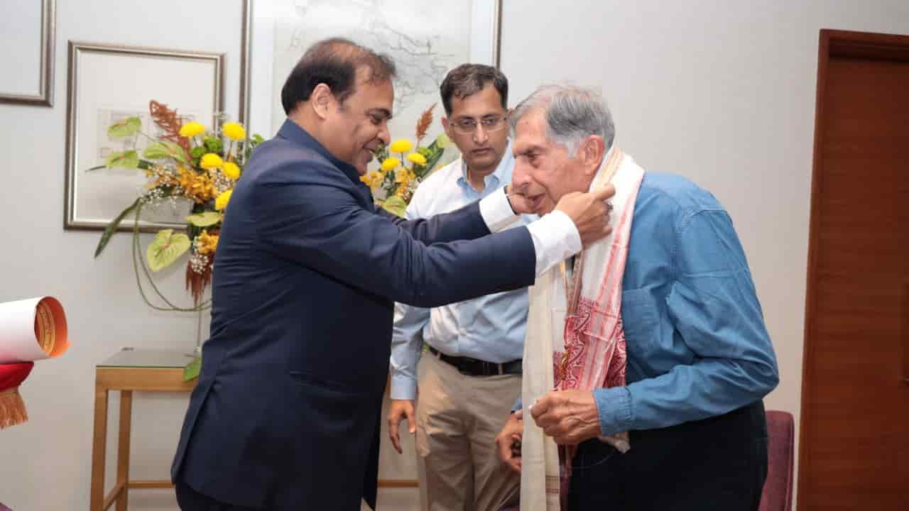 Assam CM Honoured Ratan Tata with State’s Highest Civilian Award in Mumbai