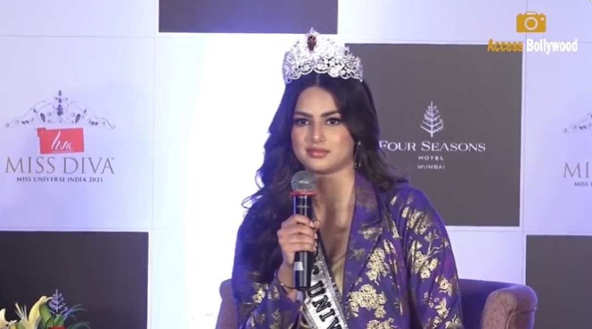 Miss Universe Harnaaz kaur Sandhu speaks on Hijab Ban issue