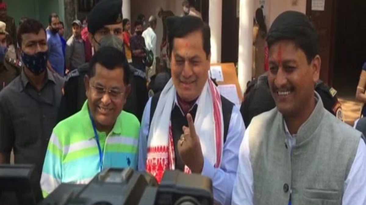 Assam Municipal Election: Union Minister Sarbananda Sonowal casts vote, says people happy with BJP