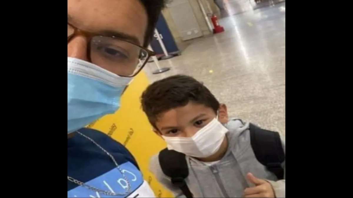 Nine year old kid runs away from home, gets onto a plane and travels 2700 km from home, learned ever