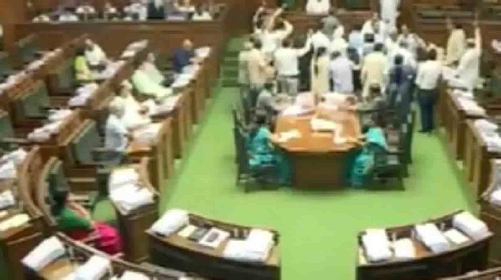 Delhi Assembly: 3 BJP MLAs suspended over derogatory remarks against Arvind Kejriwal