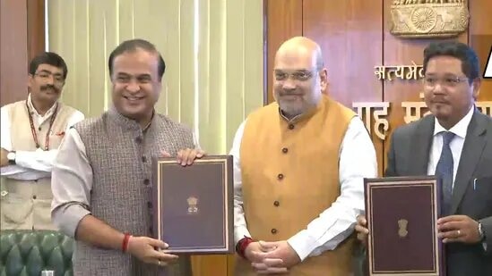 CMs of Assam, Meghalaya sign ‘agreement' to end the 50-year-old border dispute; Amit Shah calls it a