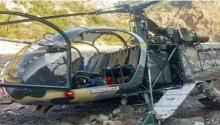 Indian Army Cheetah Helicopter Crashes in Jammu & Kashmir’s Bandipora