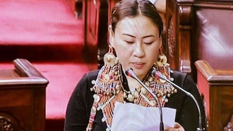 Nagaland's 1st woman MP, including 6 other MPs takes oath in Rajya Sabha