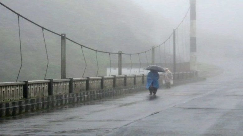 Heavy rainfall in Mawsynram, Sohra in Meghalaya