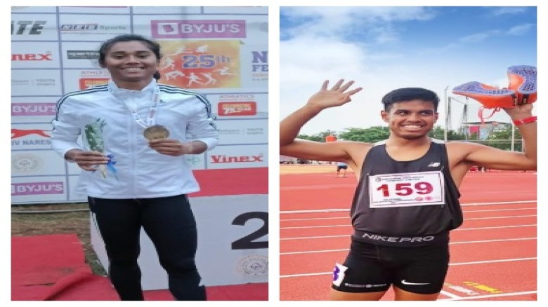Assam's Dhing express Hima and Amlan borgohain won gold in federation cup athletics c'ship