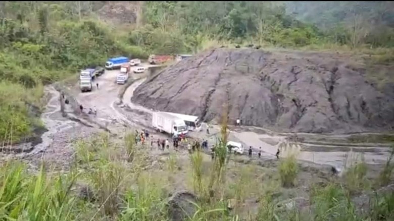 Landslides in Dima Hasao affect traffic movement on NH-54E
