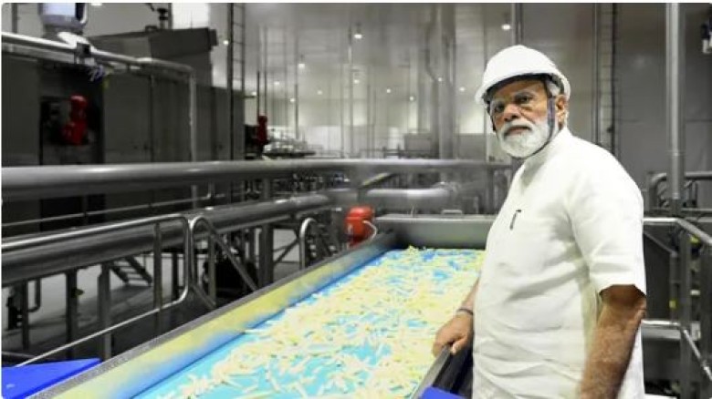 Milk production in India is higher than wheat and rice: PM Modi