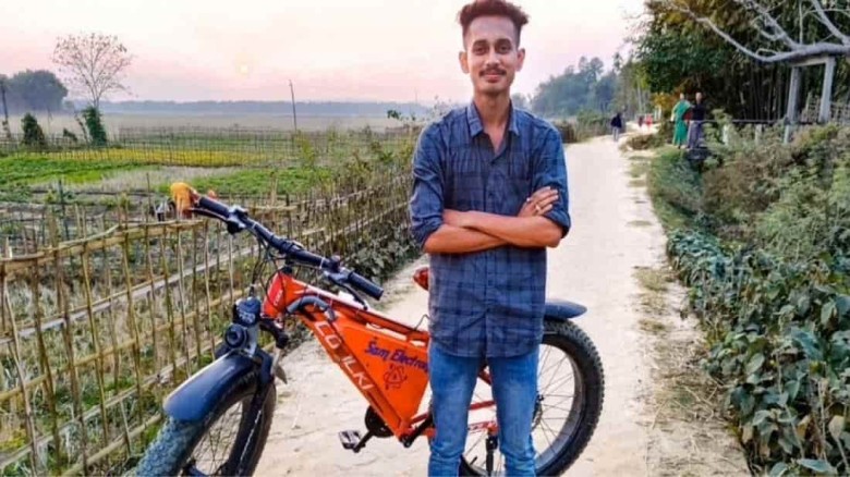 Assam boy develops a 'theft-proof' electronic bicycle, know the specialties here