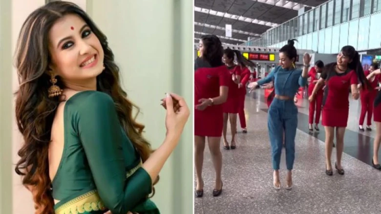 Check out the video of actor Monami Ghosh joining the flash mob at Kolkata airport with flight attendants promoting Bengali films!