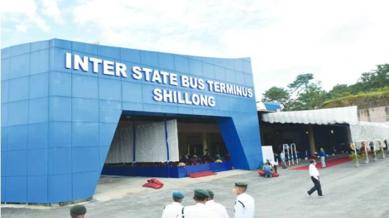 Dasakhiatbha Lamare Inspected the newly constructed ISBT building in Shillong