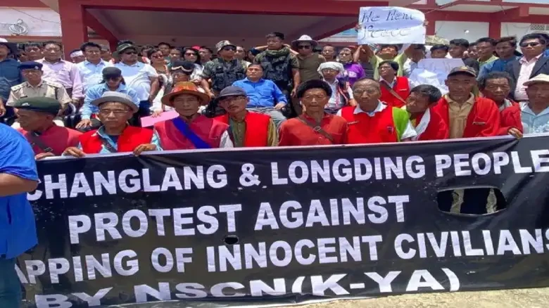 Arunachal: Wancho community protests growing militant activities of NSCN K-YA