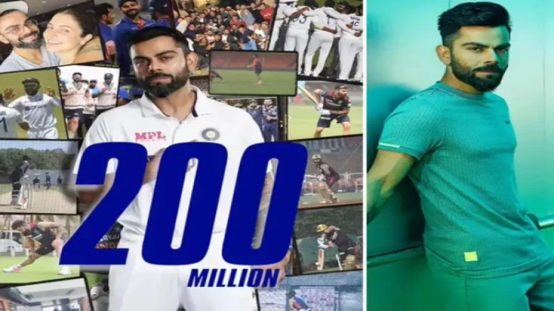 Captain Fearless Virat Kohli becomes first Indian to reach 200 million Instagram followers