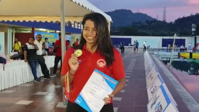 National Games 2022: New world record set by Assam swimmer Astha Choudhury