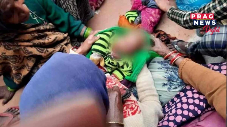 শুই থকা ২ মহীয়া শিশুক ছাদৰ ওপৰলৈ উঠাই নিলে বান্দৰে! তললৈ পেলাই দিয়াত শিশুটিৰ কৰুণ মৃত্যু