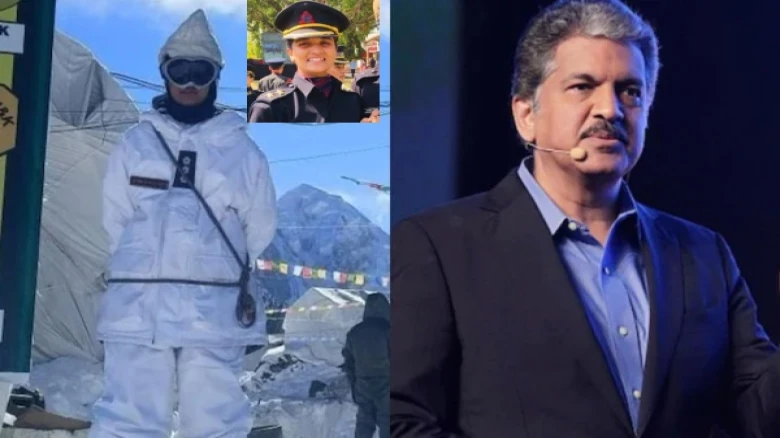 Anand Mahindra praises Shiva Chouhan, the first woman officer to be deployed at World’s highest battlefield Siachen