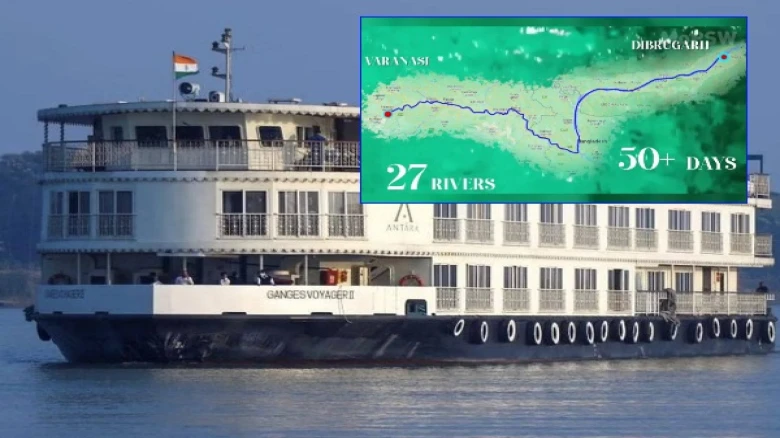 'Ganga Vilas', the world's longest river cruise, to be launched by PM Modi on 13th January