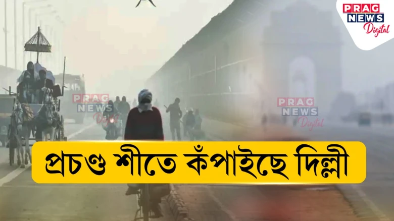 কুঁৱলীয়ে ছানি ধৰিছে দিল্লীঃ ১.৯ ডিগ্ৰীলৈ অৱনমিত তাপমান