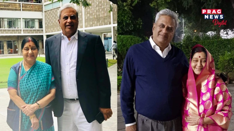 "আমাৰ একেলগে শেষ ছবিখন ..."  পত্নীৰ ফটো শ্বেয়াৰ কৰি আৱেগিক পোষ্ট স্বামী স্বৰাজ কৌশলৰ