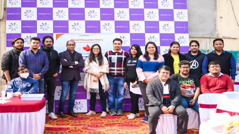 Vantage Circle organizes a Blood Donation Camp in Collaboration with the Indian Red Cross Society