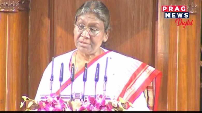 "আগতে ভাৰতে  সমস্যা সমাধানৰ বাবে বিশ্বৰ ওপৰত নিৰ্ভৰ কৰিছিল,  মোদীৰ শাসনত সেয়া সলনি হৈছে’ , সংসদত ক’লে ৰাষ্ট্ৰপতি দ্ৰৌপদী মুৰ্মুৱে, আৰু কি কি ক’লে?