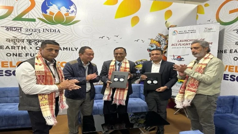Assam Tourism in Partnership with Pawan Hans, Signed MoU to Launch Helicopter Services on Six Routes