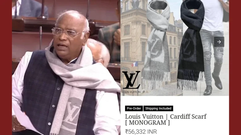 Congress chief Mallikarjun Kharge criticized for wearing Louis Vuitton scarf: Know how much does the 'pricey' scarf cost?