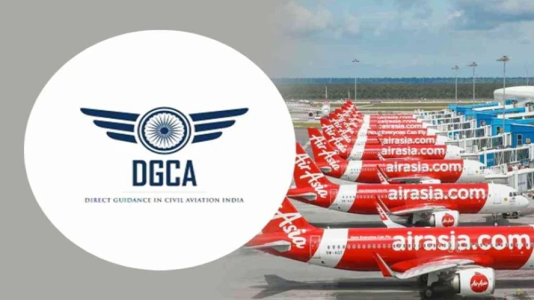 DGCA: Financial penalty imposed on Air Asia for violating civil aviation rules