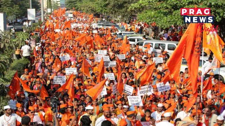 'লাভ জিহাদ', 'লেণ্ড জিহাদ'ৰ বিৰুদ্ধে নৱী মুম্বাইত হিন্দু জন আক্ৰোশ মৰ্চাৰ বিশাল  ৰেলী