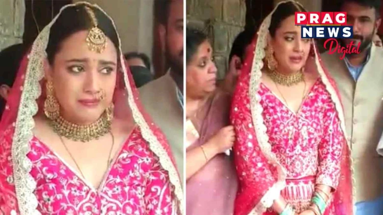 স্বামী ফাহাদ আহমেদৰ ঘৰলৈ যোৱাৰ পৰত কান্দি-কাটি বাউলি হ’ল স্বৰা ভাস্কৰ,  বান্ধৱীয়ে কৰিলে ভিডিঅ’ ভাইৰেল