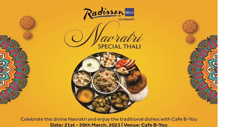 To satisfy your cravings, Radisson Blu Guwahati comes up with the Navratri Thali for the festive season!