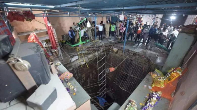 Indore Temple Tragedy: 35 people reported dead after falling into a stepwell at Shri Beleshwar Temple in Indore