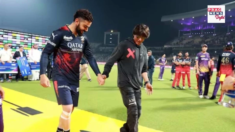শ্বাহৰূখ খানে নিজৰ গীতৰ তালে তালে নচুৱালে বিৰাট কোহলীক