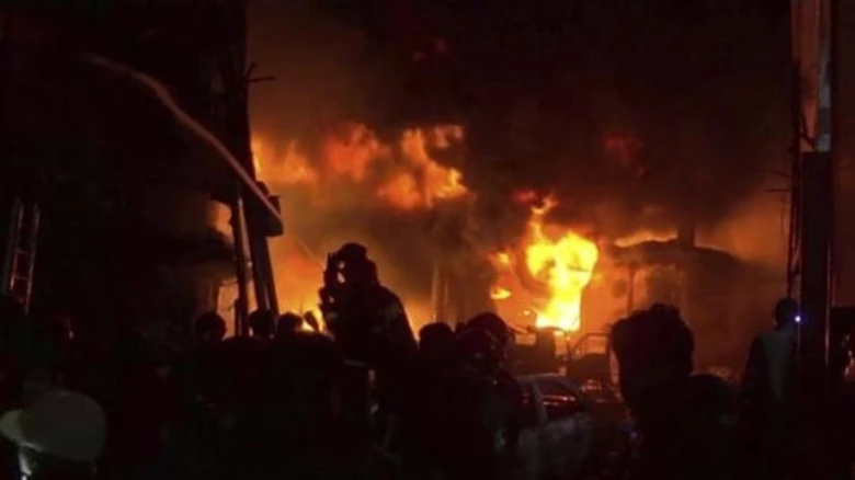Guwahati: Massive Forest Fire breaks out at Panikhaiti