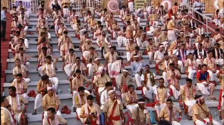 History Created! Assam enters Guinness Book of World Records with "The largest Bihu performance in a single venue"