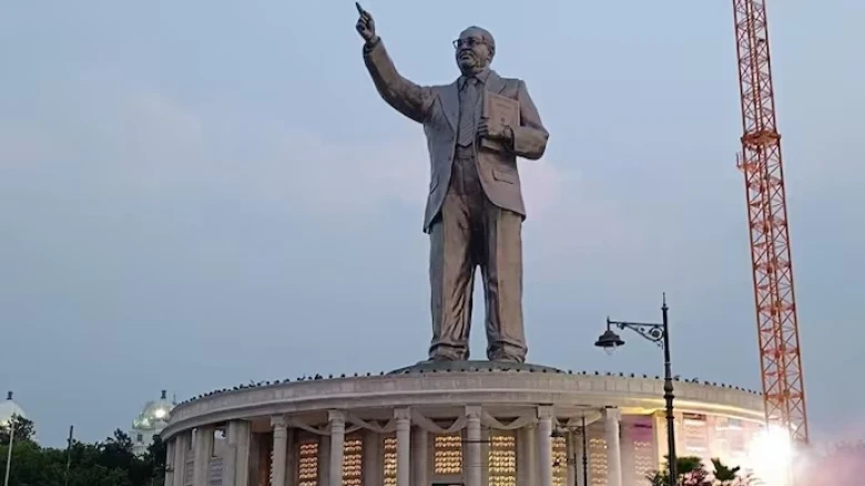 Telangana CM KCR to unveil tallest Ambedkar statue in Hyderabad today